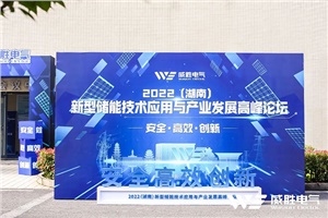 “2022（湖南）新型储能技术应用与产业发展高峰论坛”圆满召开